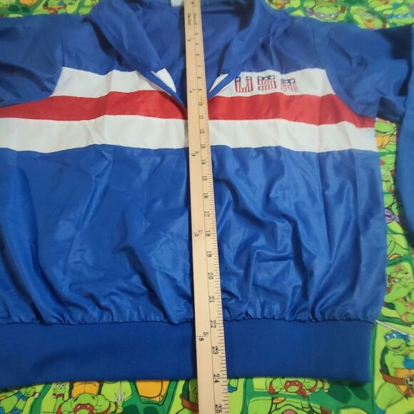 Mens Vtg MacGregor USA America 1/4 Zip Windbreaker Jacket The measurements Pic - Picture 6 of 10